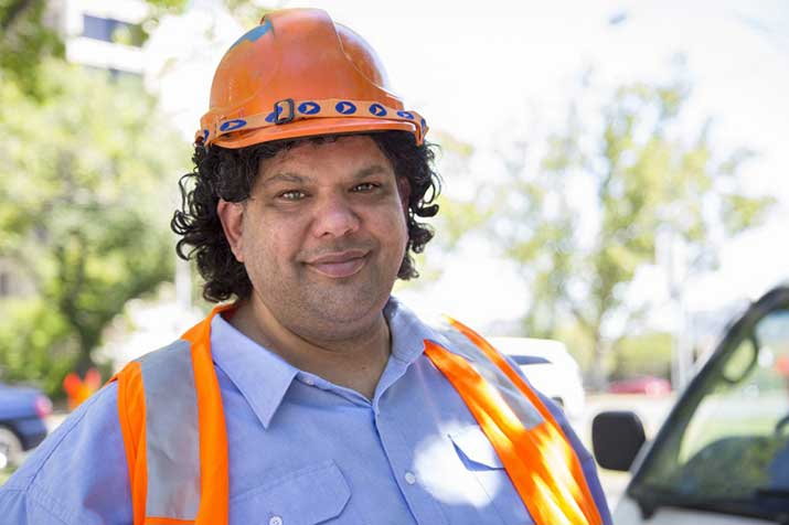 applied science construction management student conrad pereira-close-up